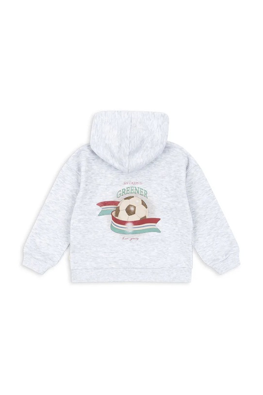 CHLAPEC Dětská mikina Konges Sløjd LOU HOODIE OCS KS103005 šedá