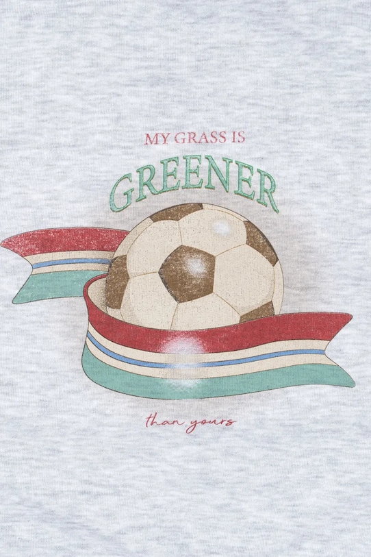 Dětská mikina Konges Sløjd LOU HOODIE OCS šedá KS103005