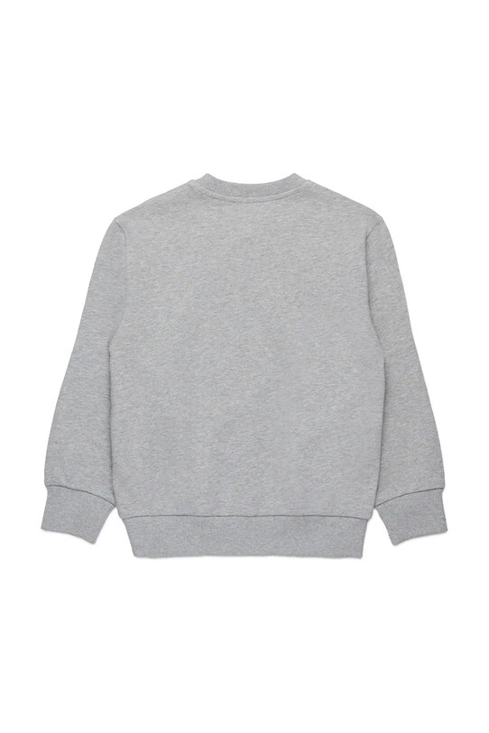 Детская хлопковая кофта Diesel SGINND OVER SWEAT-SHIRT J02234 серый SS25