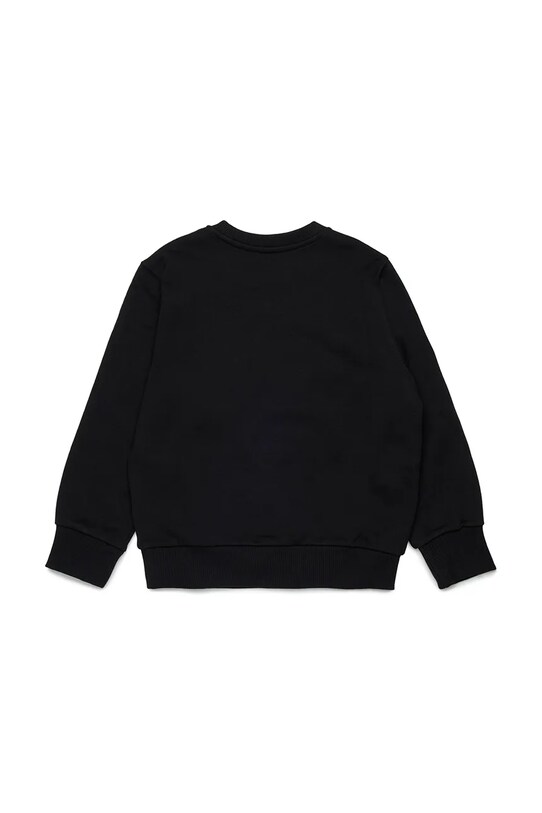 Детская хлопковая кофта Diesel SGINND OVER SWEAT-SHIRT J02234 чёрный SS25