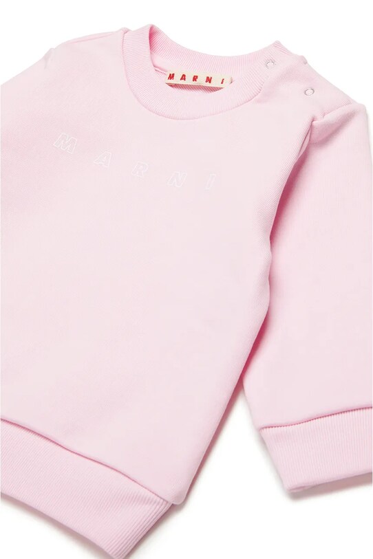 Κοριτσίστικα Βαμβακερή μπλούζα μωρού Marni MS319B SWEAT-SHIRT M01437 ροζ