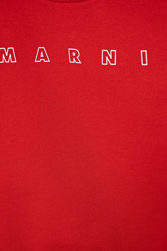 Κοριτσίστικα Βαμβακερή μπλούζα μωρού Marni MS319B SWEAT-SHIRT M01437 κόκκινο