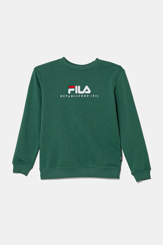 Fila bluza copii LOHBARBEK imprimeu verde FAT0627