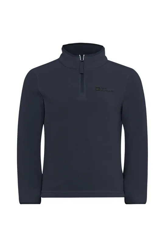 Dječja majica od flisa Jack Wolfskin TAUNUS HALFZIP K 1605555.164.176 mornarsko plava SS25