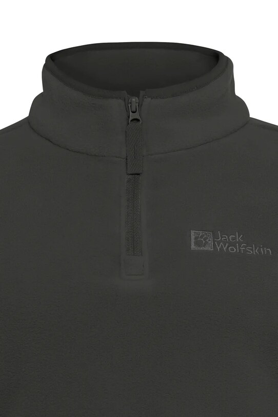 Jack Wolfskin felpa in pile bambini TAUNUS HALFZIP K nero 1605555.164.176