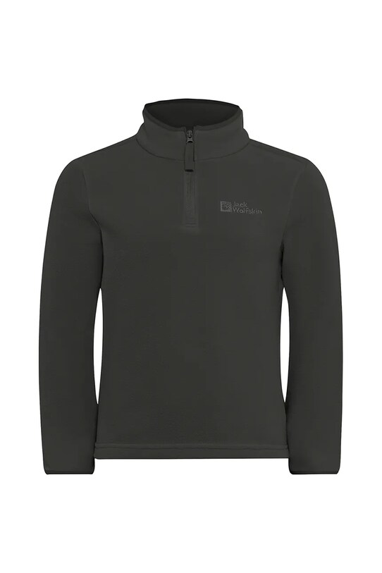Jack Wolfskin hanorac polar pentru copii TAUNUS HALFZIP K 1605555.92.152 negru SS25