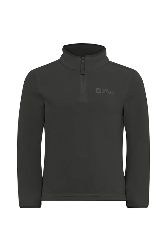Детская куртка из флиса Jack Wolfskin TAUNUS HALFZIP K 1605555.92.152 чёрный SS25
