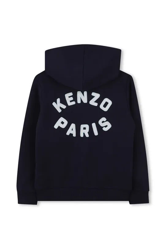 Kenzo Kids hanorac de bumbac pentru copii K61176.162 bleumarin SS25