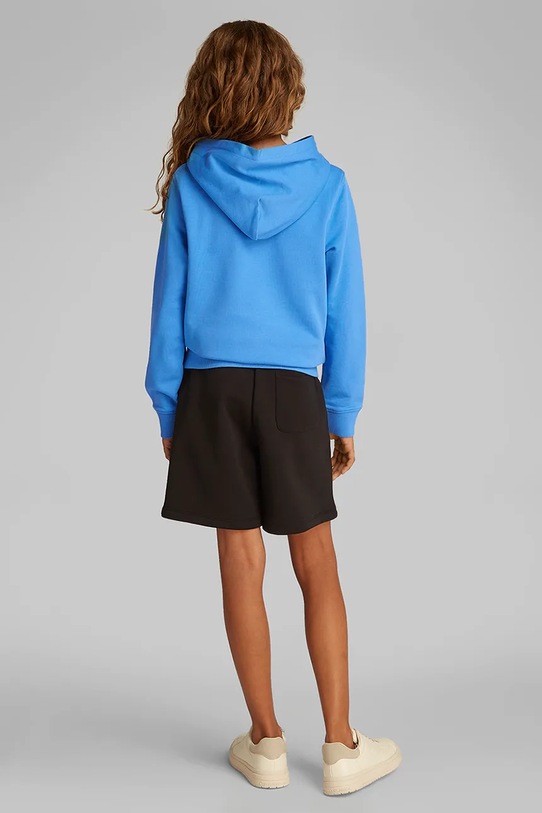 Calvin Klein Jeans bluza bawełniana dziecięca niebieski IU0IU00266.104.116.PPYA
