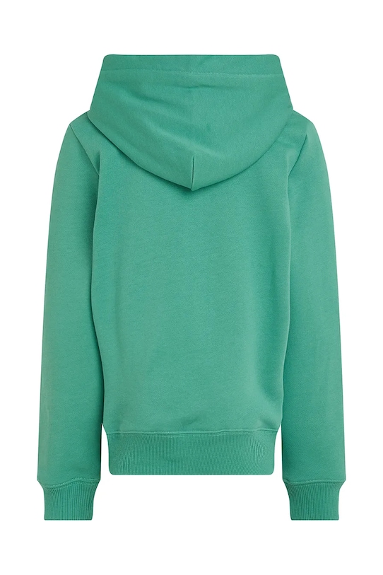 Chlapec Detská bavlnená mikina Calvin Klein Jeans IU0IU00679.PPYA zelená