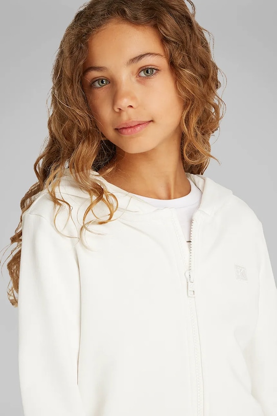 Detská mikina Calvin Klein Jeans IU0IU00707.PPYA béžová