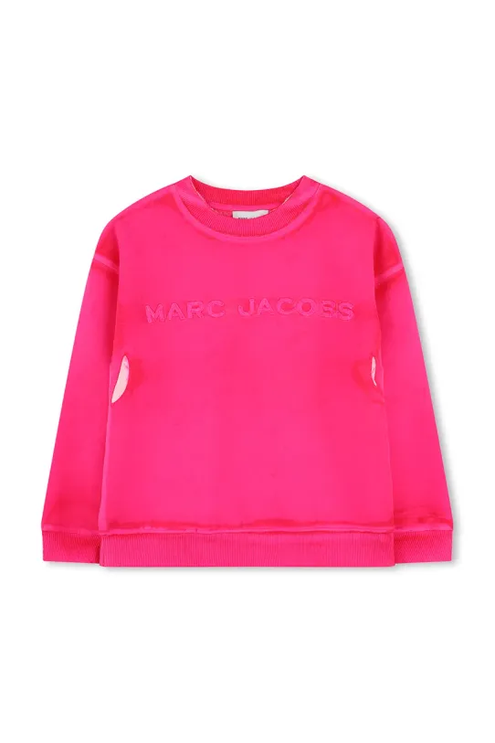 Marc Jacobs bluza bawełniana dziecięca W60435.86.108 różowy SS25