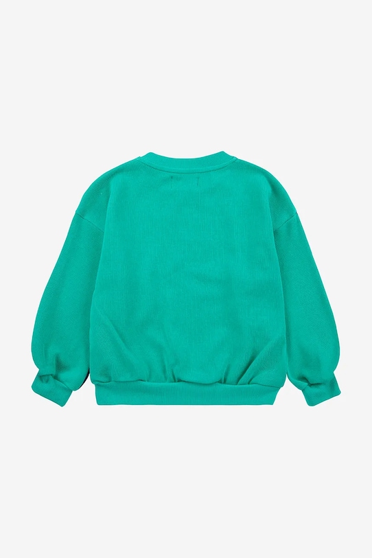 Băieți Bobo Choses hanorac de bumbac pentru copii Smiling 125AC040 bleumarin