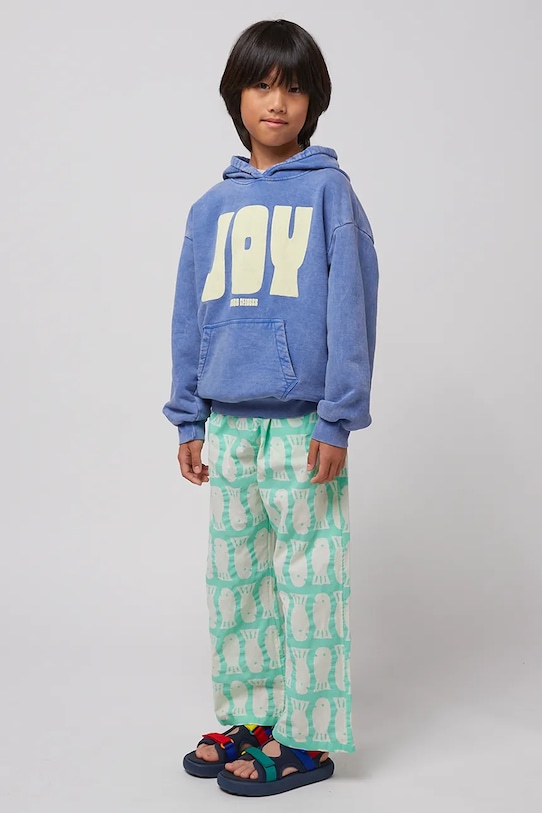 Детская хлопковая кофта Bobo Choses Joy 125AC045 голубой