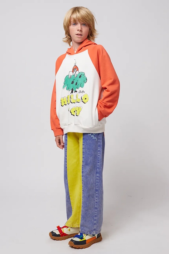 Bobo Choses bluza bawełniana dziecięca Hello Joy 125AC044