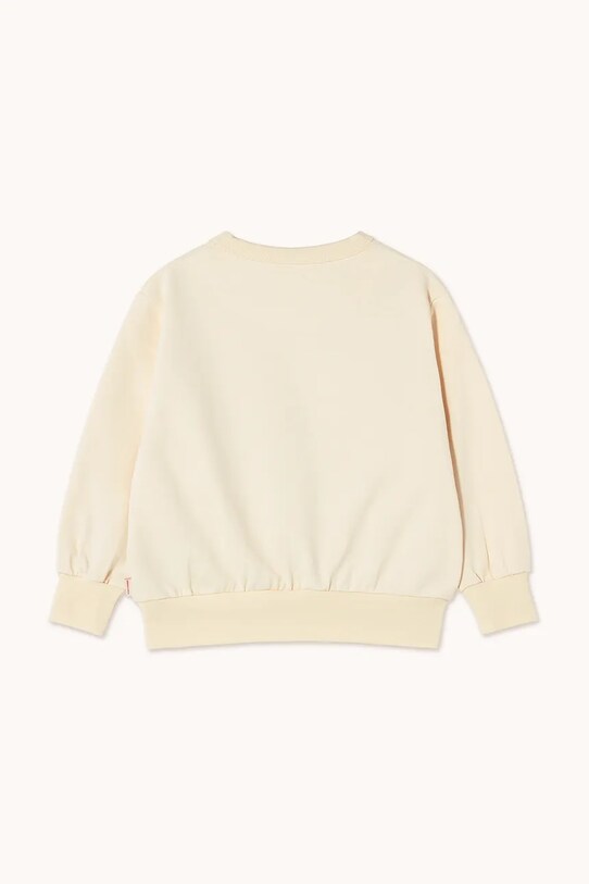 Chłopiec Tinycottons bluza bawełniana dziecięca NELLA NATURA GRAPHIC SWEATSHIRT SS25.100 beżowy