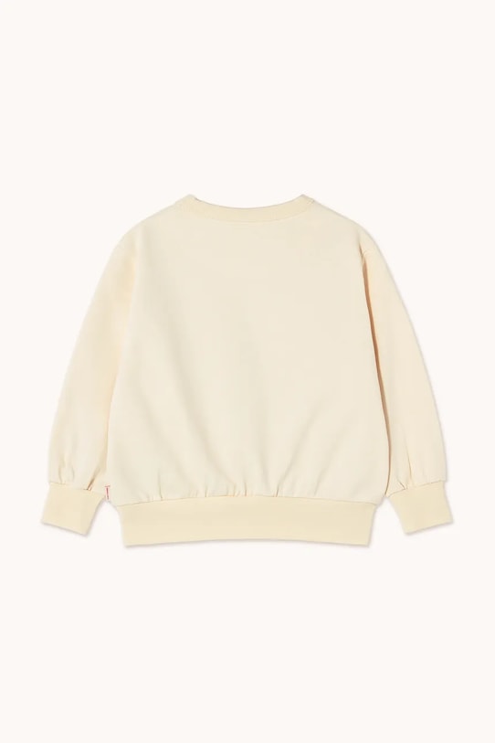 Chłopiec Tinycottons bluza bawełniana dziecięca NELLA NATURA GRAPHIC SWEATSHIRT SS25.100 beżowy