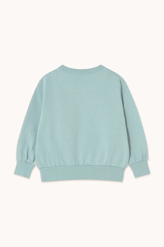 Chłopiec Tinycottons bluza bawełniana dziecięca DUCK GRAPHIC SWEATSHIRT SS25.101 niebieski