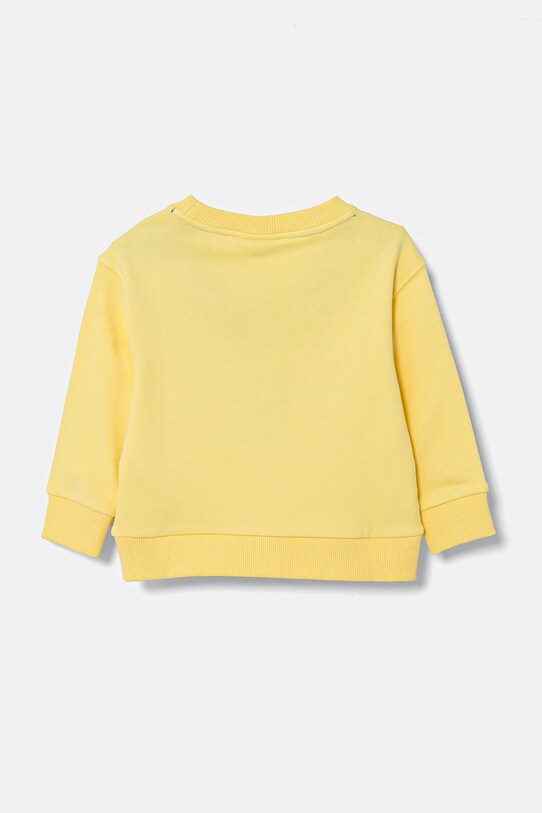 Lacoste hanorac de bumbac pentru copii SJ2483 galben SS25