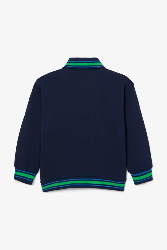 Мальчик Детская хлопковая кофта Lacoste SJ8403 тёмно-синий