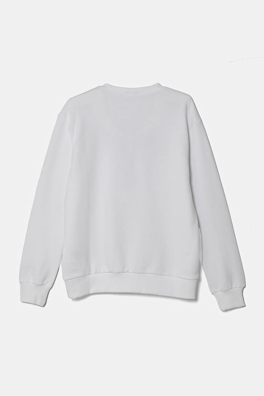 United Colors of Benetton hanorac de bumbac pentru copii 3J68C10N2.G.Seasonal alb SS25