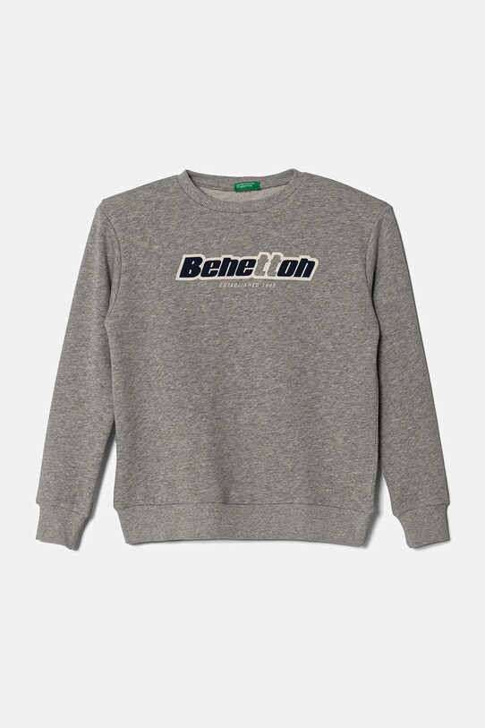 United Colors of Benetton gyerek melegítőfelső pamutból pamut szürke 3J68C10N2.G.Seasonal