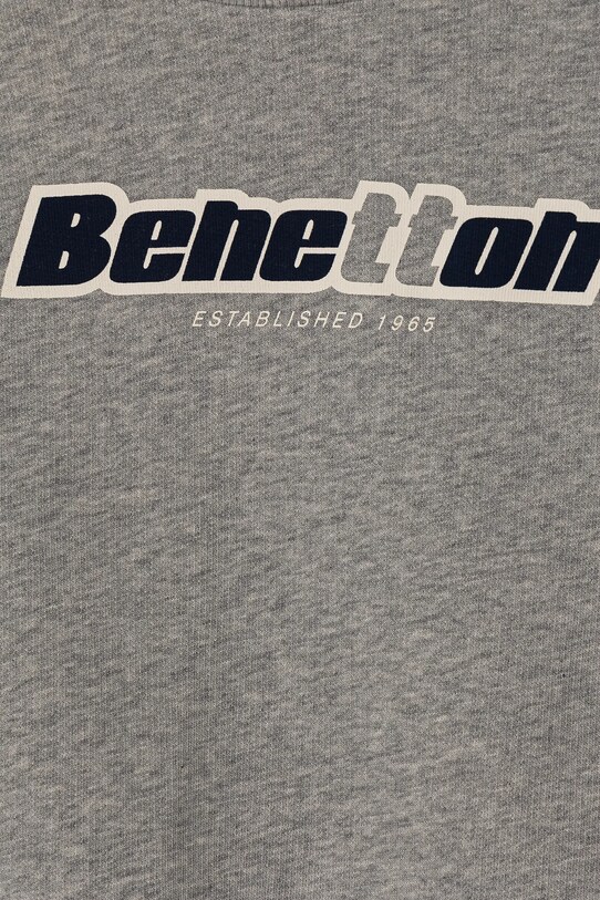Fiú United Colors of Benetton gyerek melegítőfelső pamutból 3J68C10N2.G.Seasonal szürke