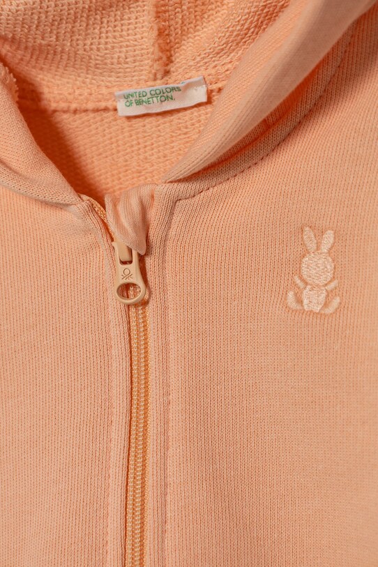 Хлопчик Бавовняна кофта для немовлят United Colors of Benetton 3J70A5017.W.Season.PPYA помаранчевий