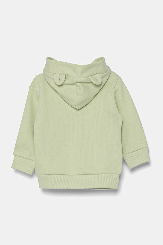 Бавовняна кофта для немовлят United Colors of Benetton 3J70A5017.W.Season.PPYA зелений SS25