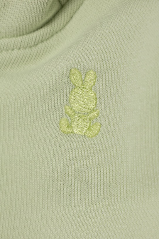 Băieți United Colors of Benetton hanorac de bumbac pentru bebelusi 3J70A5017.W.Season.PPYA verde