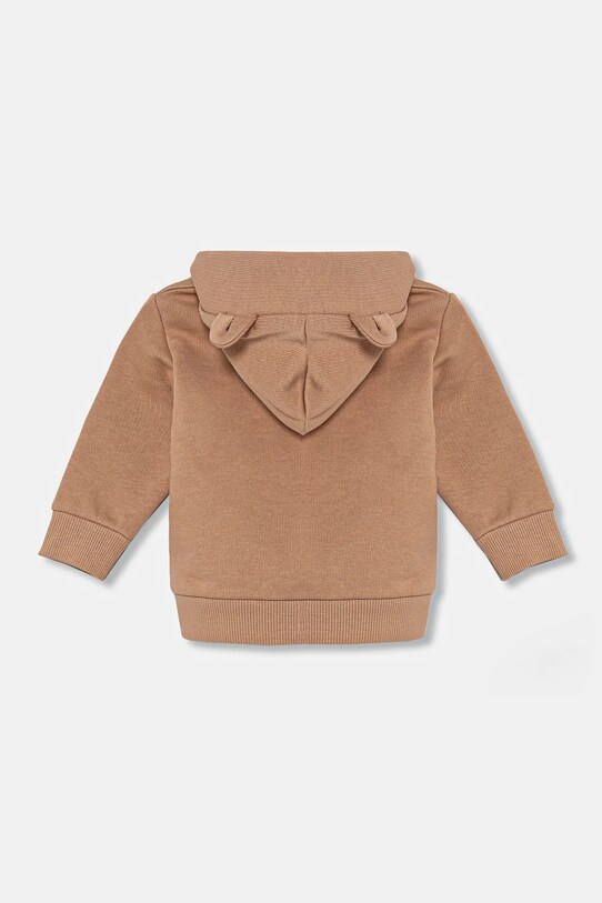 Бавовняна кофта для немовлят United Colors of Benetton 3J70A5017.W.Season.PPYA коричневий SS25