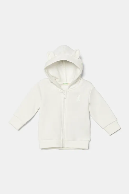 United Colors of Benetton felpa in cotone neonato/a con bianco 3J70A5017.W.Reproposed