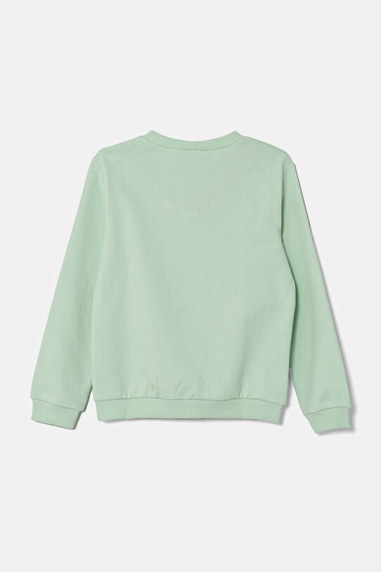 Дитяча бавовняна кофта United Colors of Benetton 3PQMG10I8.P.Seasonal зелений SS25
