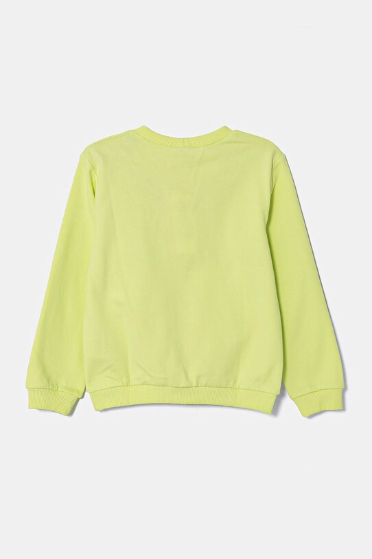 Дитяча бавовняна кофта United Colors of Benetton 3PQMG10I8.P.Seasonal зелений SS25