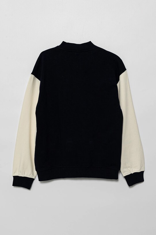 Детски суичър United Colors of Benetton 32N4C504V.G.Seasonal тъмносин SS25