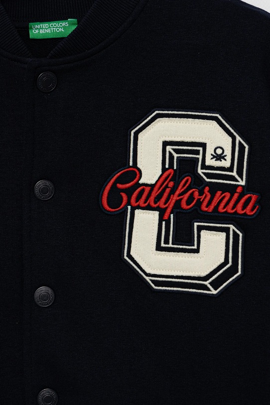 Băieți United Colors of Benetton bluză copii 32N4C504V.G.Seasonal bleumarin