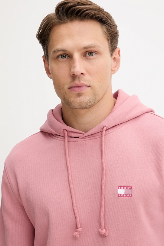 Oblečenie Bavlnená mikina Tommy Jeans DM0DM20258 ružová