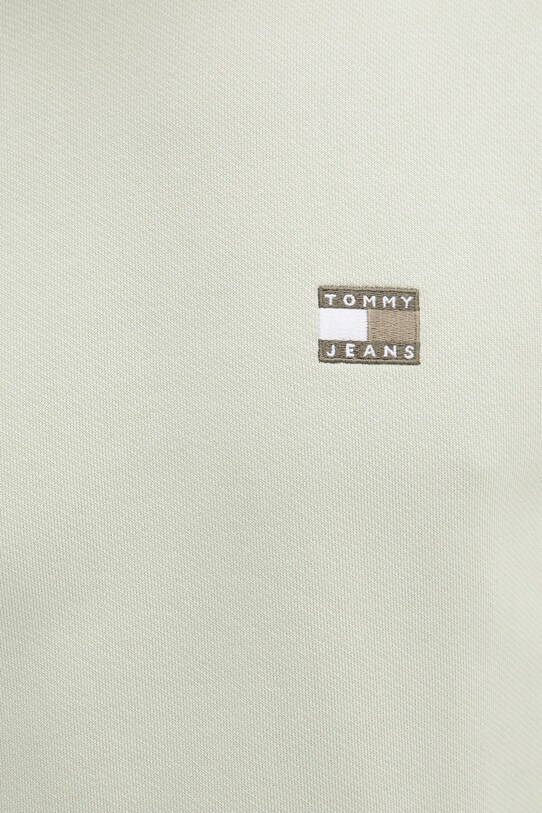 Tommy Jeans hanorac de bumbac verde DM0DM20258