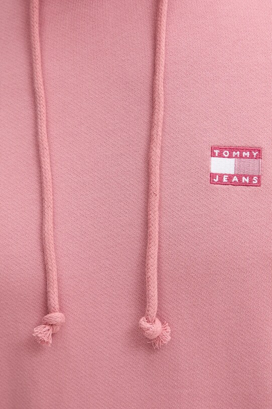 Tommy Jeans hanorac de bumbac portocaliu DM0DM20258