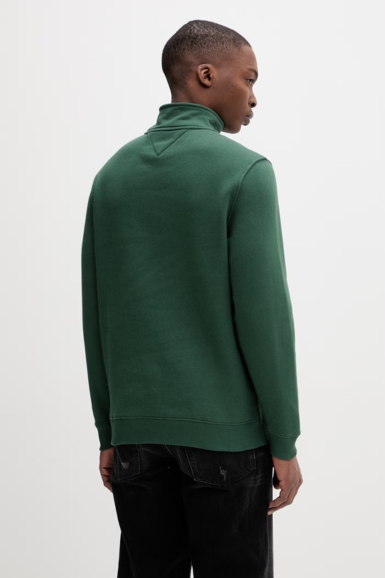 Odzież Tommy Jeans bluza męska z bawełną DM0DM20339 zielony