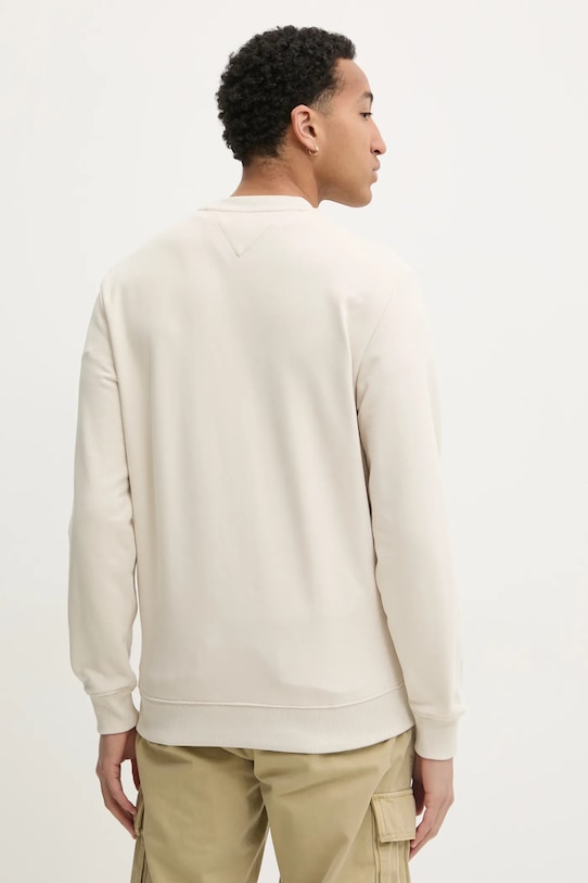 Oblečenie Bavlnená mikina Tommy Jeans DM0DM20341 béžová