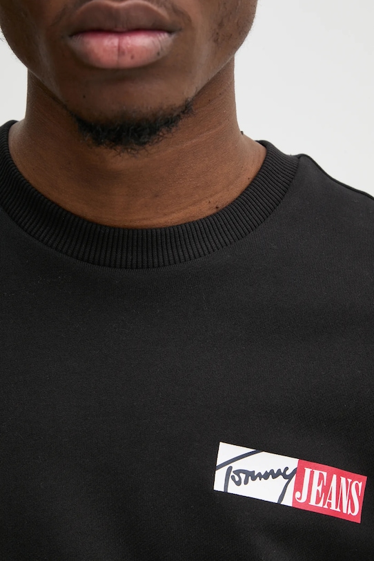 Хлопковая кофта Tommy Jeans чёрный DM0DM20341