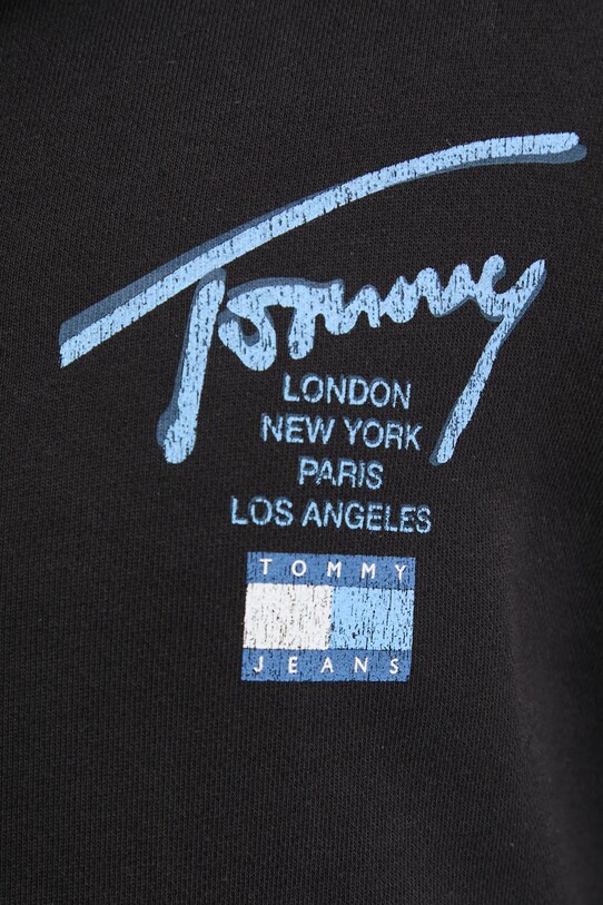 Хлопковая кофта Tommy Jeans DM0DM21101 чёрный