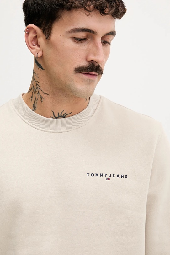 Μπλούζα Tommy Jeans μπεζ DM0DM20249