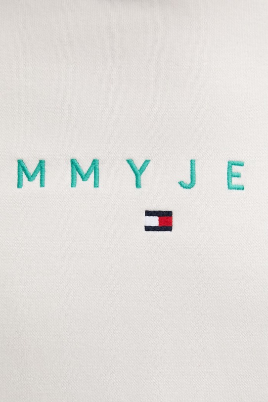 Tommy Jeans bluza z kapturem męska z bawełną DM0DM20746 beżowy