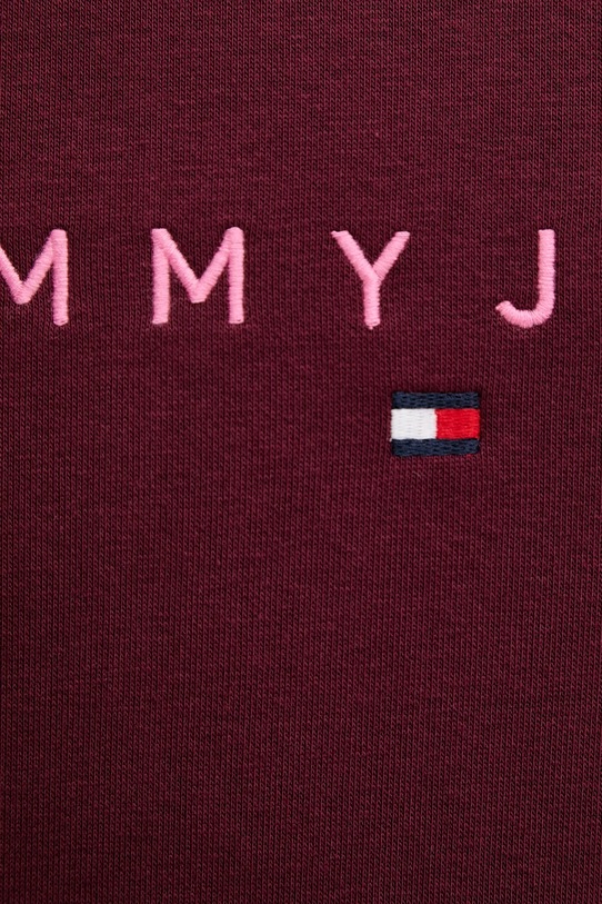 Mikina Tommy Jeans DM0DM20746 burgundské