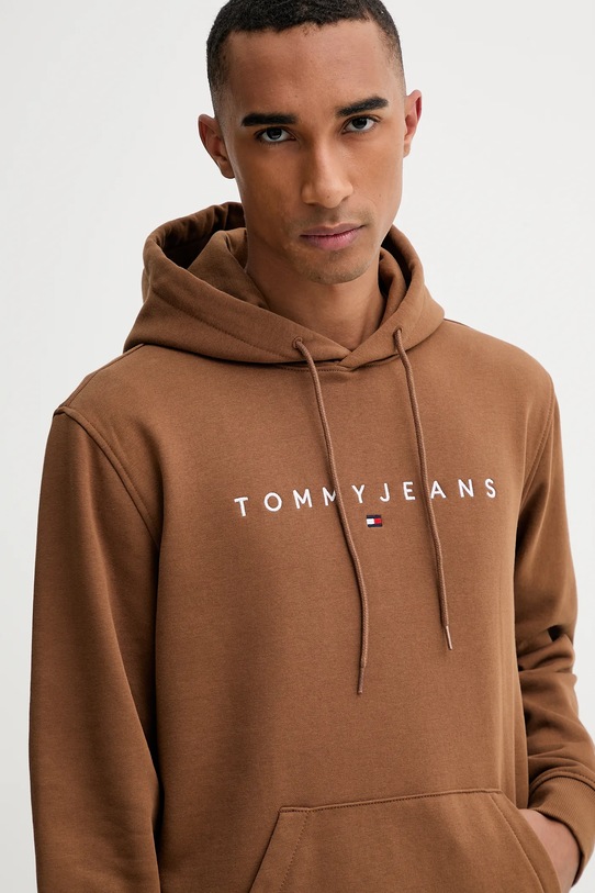 Tommy Jeans bluza brązowy DM0DM20746