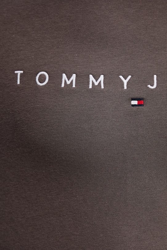 Mikina Tommy Jeans DM0DM20746 hnedá