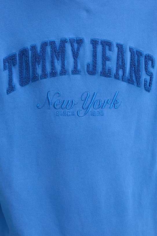 Bombažen pulover Tommy Jeans DM0DM20262 modra