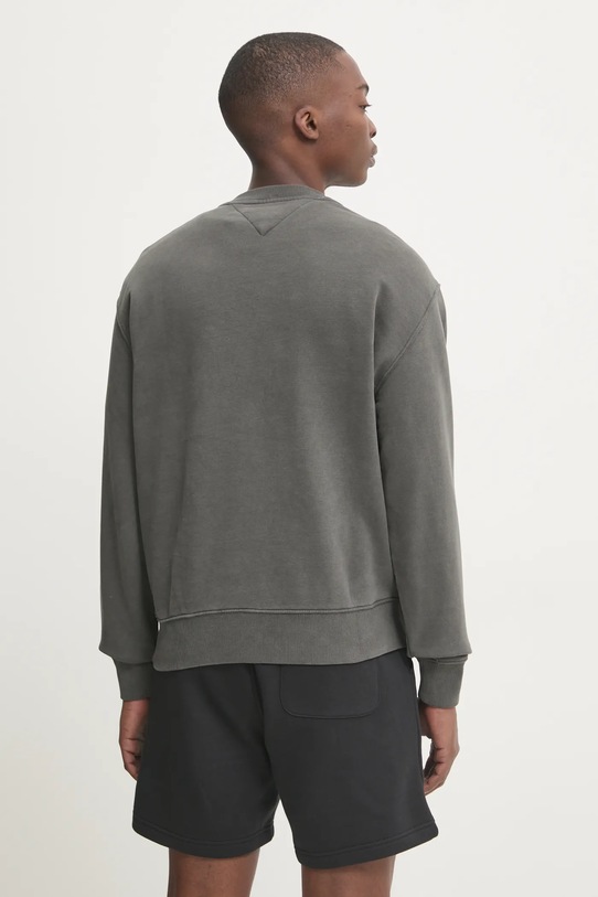 Bavlněná mikina Tommy Jeans DM0DM20262 šedá SS25